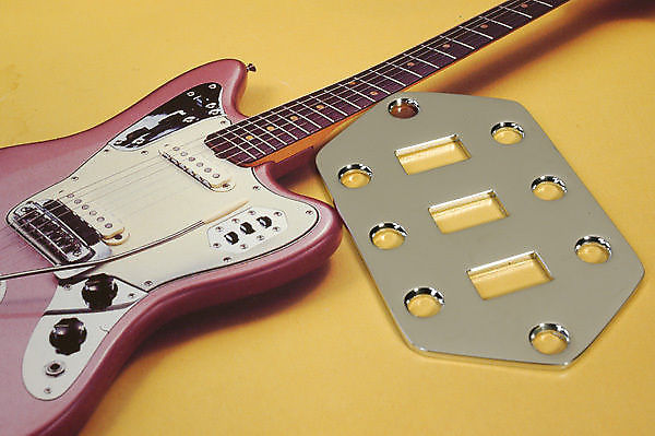 Fender Jaguar Chrome Pickup Selector Switch Plate, 0010611000