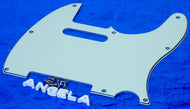 Generic '60's Style Mint Green 3 Ply Vinyl Pickguard For Telecaster + Hardware, #GTPMG