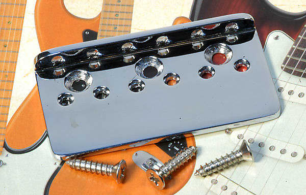 Fender Stratocaster Bridge Plate, Vintage, Non-Tremolo Hardtail Strat 0010322000