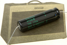 Load image into Gallery viewer, Sprague Atom 8uF 450VDC Tubular Axial Lead Electrolytic Capacitor For Vintage Amps
