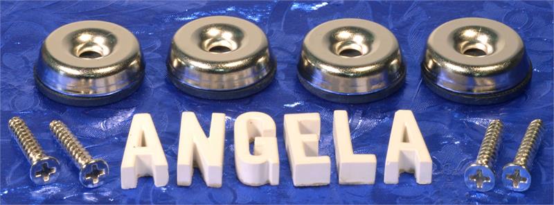 Set Of Four Vintage Style Amplifier Sphinx Glides For '60s Fender Style Amps, #SPX