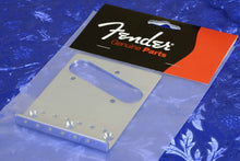 Load image into Gallery viewer, Fender American Series Tele Chrome 6 Saddle Bridge Plate, 0028184000
